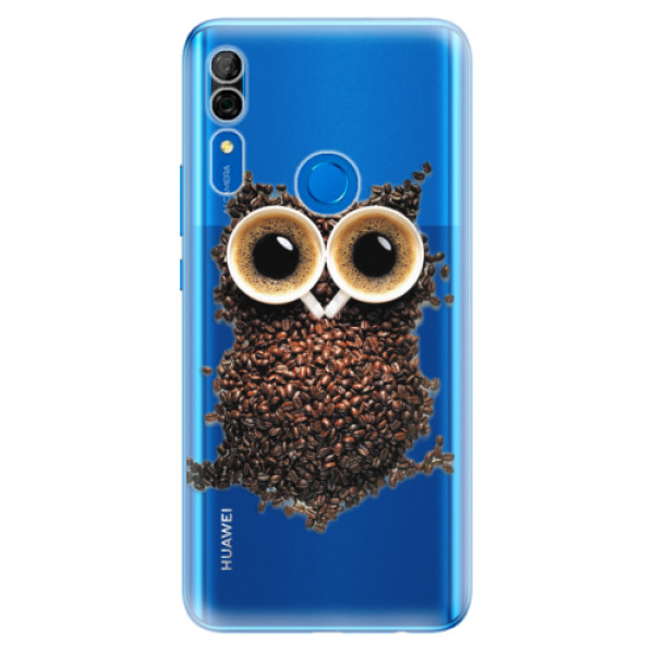 Odolné silikónové puzdro iSaprio - Owl And Coffee - Huawei P Smart Z
