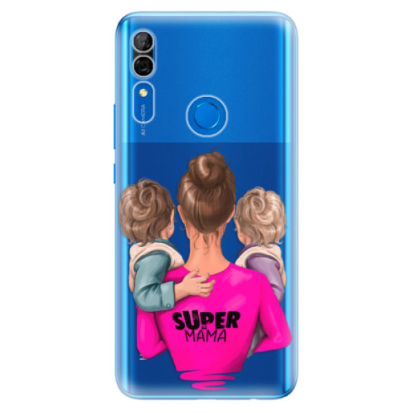Odolné silikónové puzdro iSaprio - Super Mama - Two Boys - Huawei P Smart Z