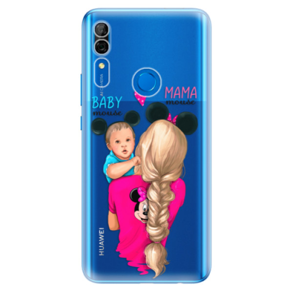 Odolné silikónové puzdro iSaprio - Mama Mouse Blonde and Boy - Huawei P Smart Z