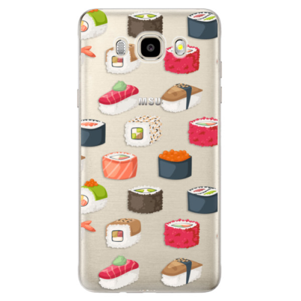 Odolné silikónové puzdro iSaprio - Sushi Pattern - Samsung Galaxy J5 2016