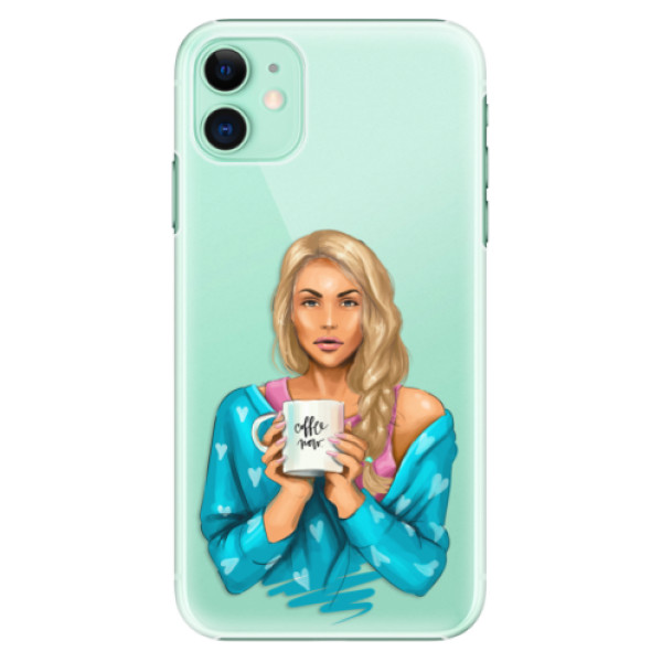 Plastové puzdro iSaprio - Coffe Now - Blond - iPhone 11