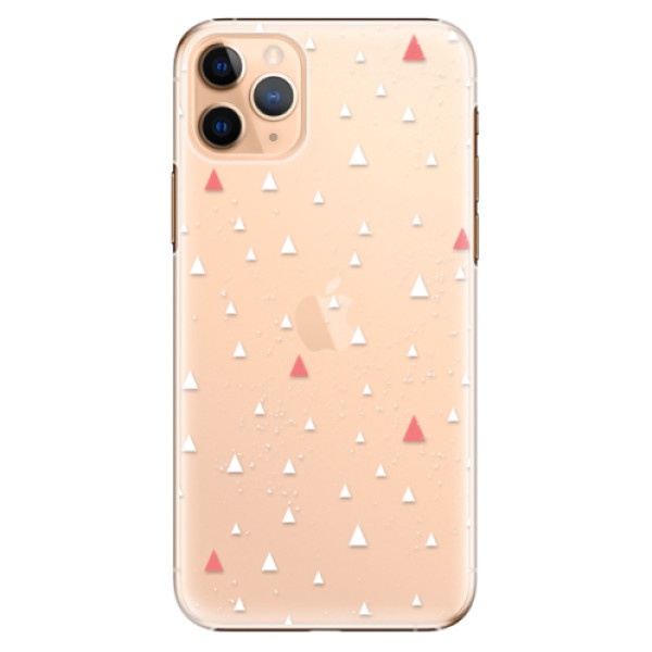 E-shop Plastové puzdro iSaprio - Abstract Triangles 02 - white - iPhone 11 Pro Max