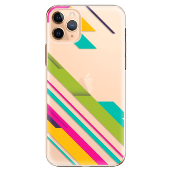 Plastové puzdro iSaprio - Color Stripes 03 - iPhone 11 Pro Max