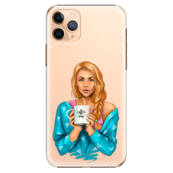 E-shop Plastové puzdro iSaprio - Coffe Now - Redhead - iPhone 11 Pro Max