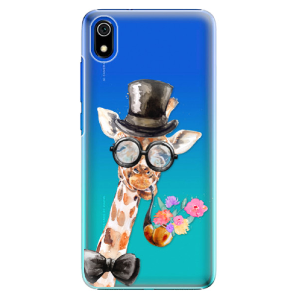 Plastové puzdro iSaprio - Sir Giraffe - Xiaomi Redmi 7A