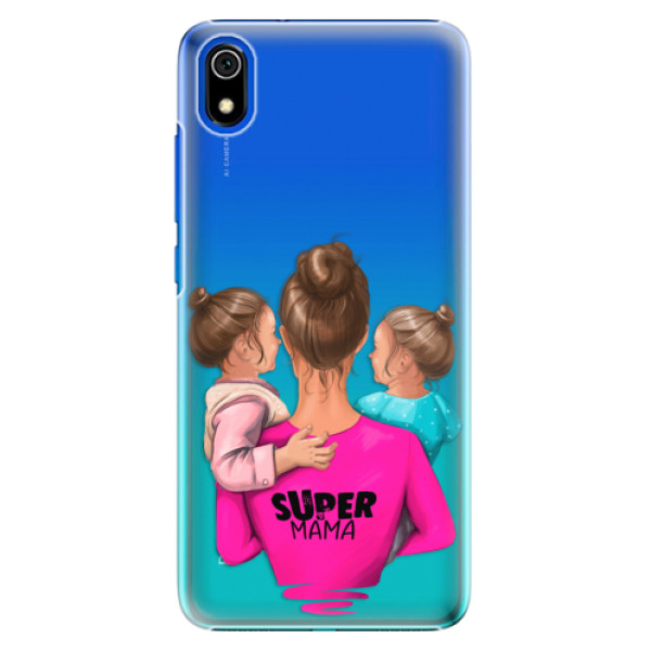 Plastové puzdro iSaprio - Super Mama - Two Girls - Xiaomi Redmi 7A