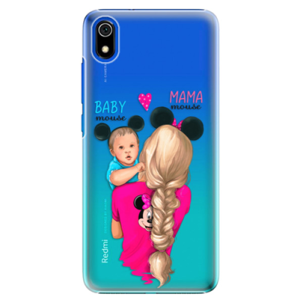 Plastové puzdro iSaprio - Mama Mouse Blonde and Boy - Xiaomi Redmi 7A