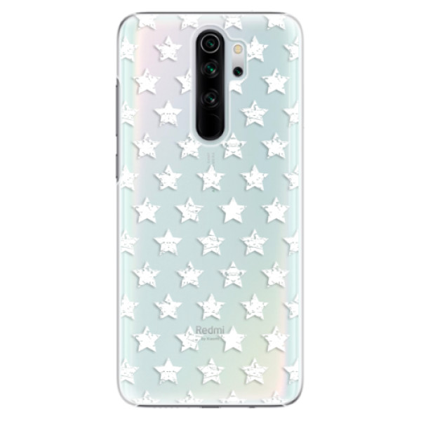 Plastové puzdro iSaprio - Stars Pattern - white - Xiaomi Redmi Note 8 Pro