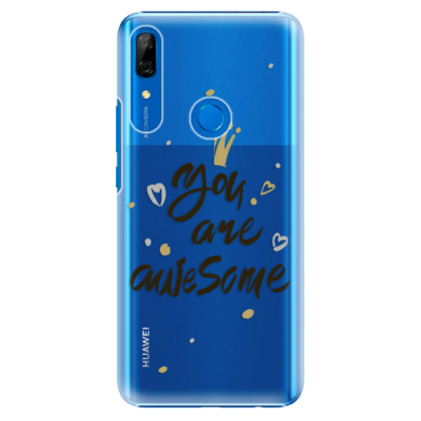 Plastové puzdro iSaprio - You Are Awesome - black - Huawei P Smart Z