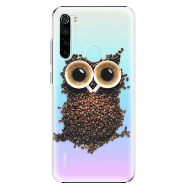 Plastové puzdro iSaprio - Owl And Coffee - Xiaomi Redmi Note 8