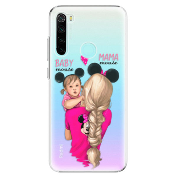 Plastové puzdro iSaprio - Mama Mouse Blond and Girl - Xiaomi Redmi Note 8