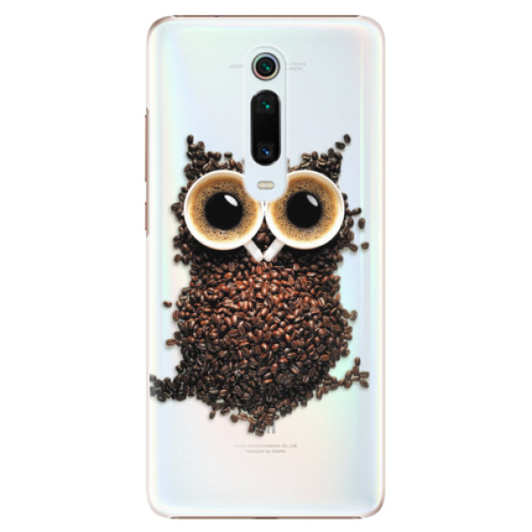 Plastové puzdro iSaprio - Owl And Coffee - Xiaomi Mi 9T Pro