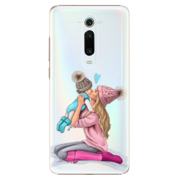 Plastové puzdro iSaprio - Kissing Mom - Blond and Boy - Xiaomi Mi 9T Pro