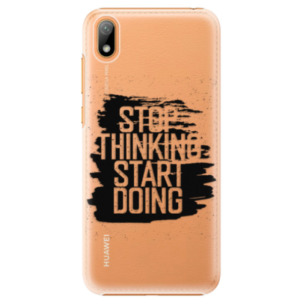 Plastové puzdro iSaprio - Start Doing - black - Huawei Y5 2019