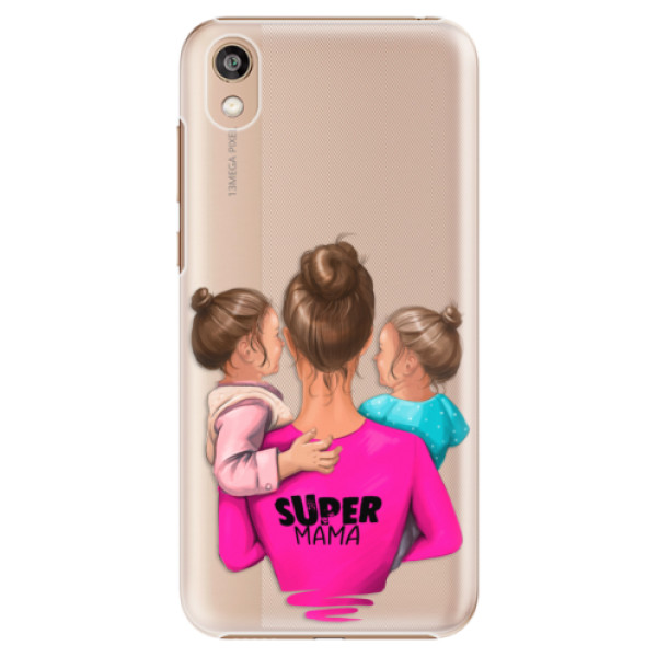 Plastové puzdro iSaprio - Super Mama - Two Girls - Huawei Honor 8S
