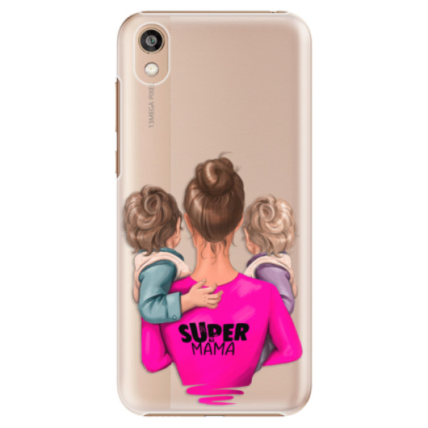 Plastové puzdro iSaprio - Super Mama - Two Boys - Huawei Honor 8S
