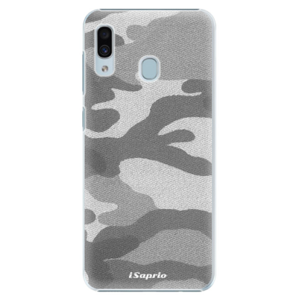 Plastové puzdro iSaprio - Gray Camuflage 02 - Samsung Galaxy A20