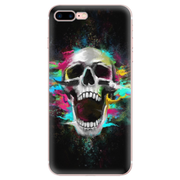 Odolné silikónové puzdro iSaprio - Skull in Colors - iPhone 7 Plus