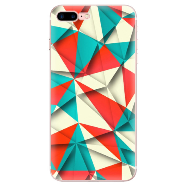 Odolné silikónové puzdro iSaprio - Origami Triangles - iPhone 7 Plus
