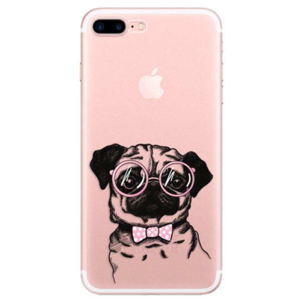 Odolné silikónové puzdro iSaprio - The Pug - iPhone 7 Plus