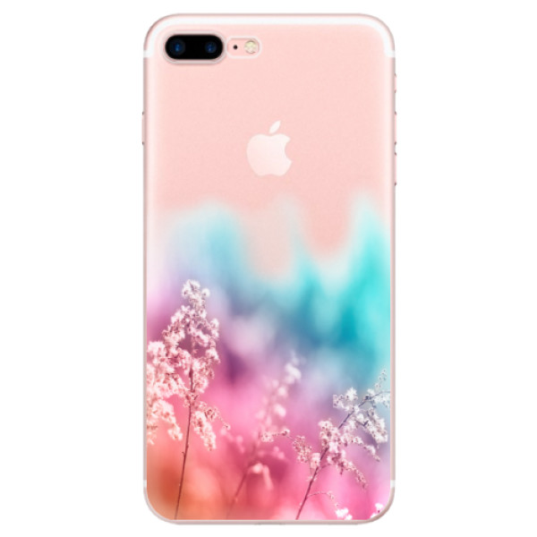Odolné silikónové puzdro iSaprio - Rainbow Grass - iPhone 7 Plus