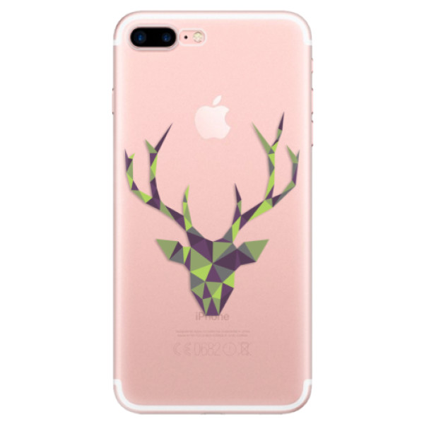Odolné silikónové puzdro iSaprio - Deer Green - iPhone 7 Plus