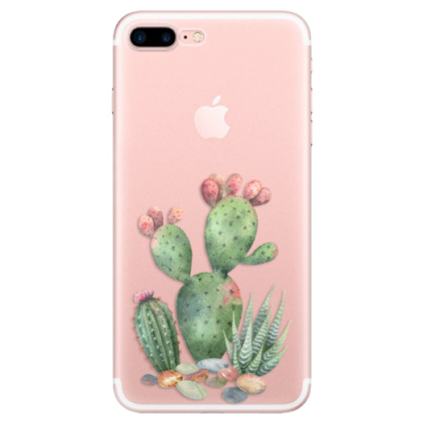Odolné silikónové puzdro iSaprio - Cacti 01 - iPhone 7 Plus