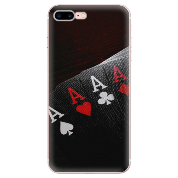 Odolné silikónové puzdro iSaprio - Poker - iPhone 7 Plus
