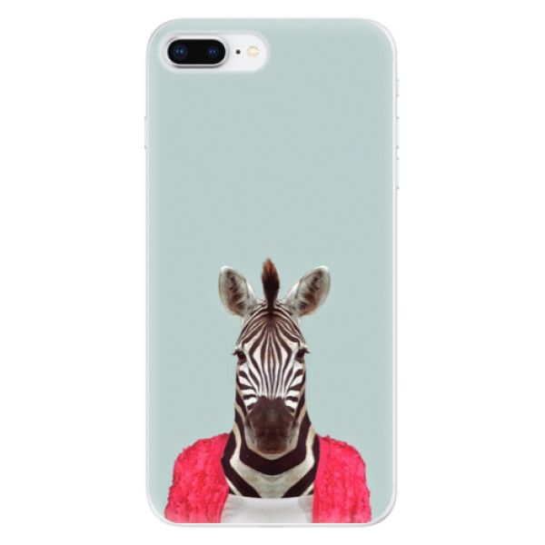Odolné silikónové puzdro iSaprio - Zebra 01 - iPhone 8 Plus