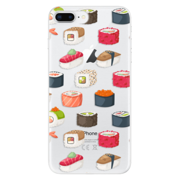 Odolné silikónové puzdro iSaprio - Sushi Pattern - iPhone 8 Plus