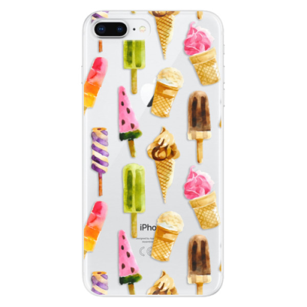 Odolné silikónové puzdro iSaprio - Ice Cream - iPhone 8 Plus