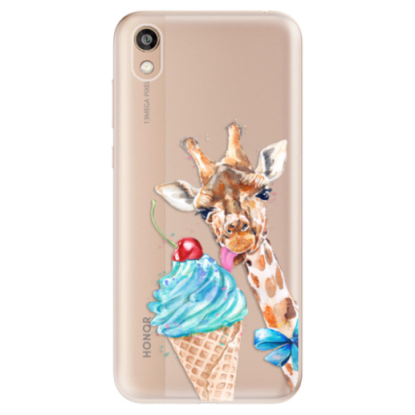Odolné silikónové puzdro iSaprio - Love Ice-Cream - Huawei Honor 8S