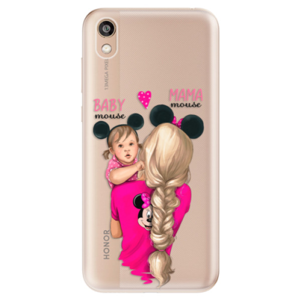 Odolné silikónové puzdro iSaprio - Mama Mouse Blond and Girl - Huawei Honor 8S