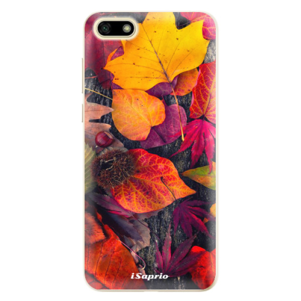 Odolné silikónové puzdro iSaprio - Autumn Leaves 03 - Huawei Y5 2018