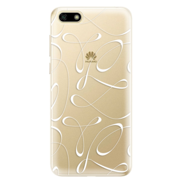 Odolné silikónové puzdro iSaprio - Fancy - white - Huawei Y5 2018