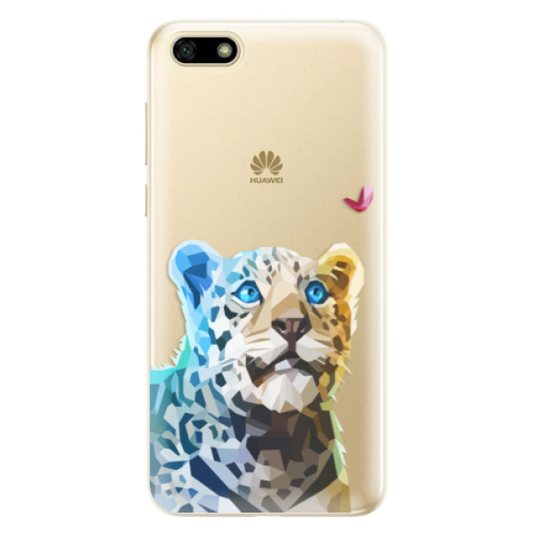 Odolné silikónové puzdro iSaprio - Leopard With Butterfly - Huawei Y5 2018