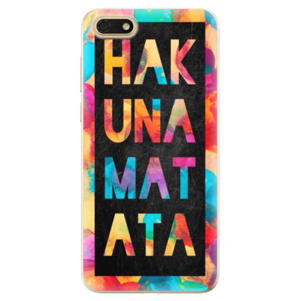 Odolné silikónové puzdro iSaprio - Hakuna Matata 01 - Huawei Honor 7S
