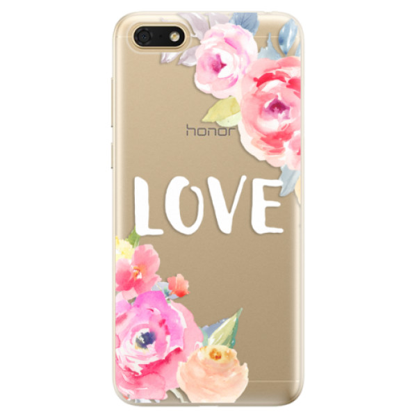 Odolné silikónové puzdro iSaprio - Love - Huawei Honor 7S
