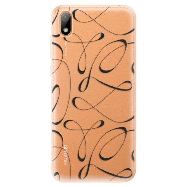 Odolné silikónové puzdro iSaprio - Fancy - black - Huawei Y5 2019