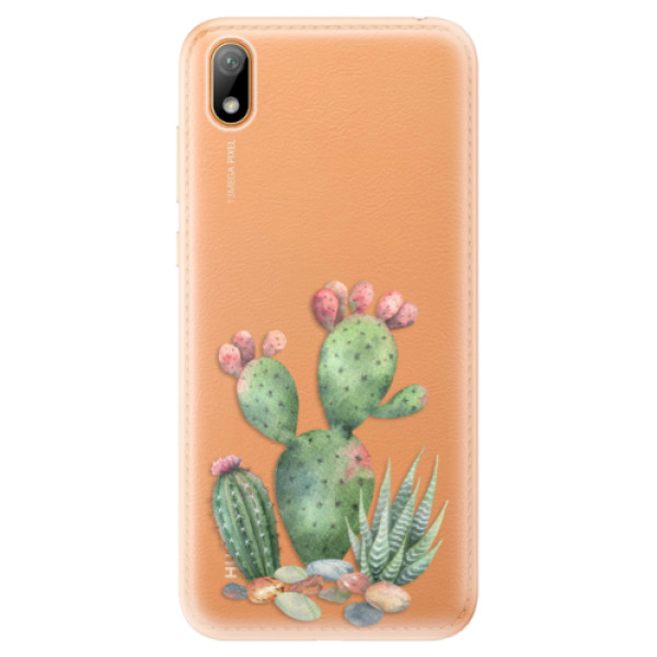 Odolné silikónové puzdro iSaprio - Cacti 01 - Huawei Y5 2019