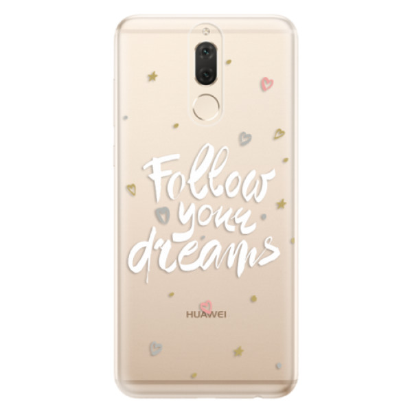 Odolné silikónové puzdro iSaprio - Follow Your Dreams - white - Huawei Mate 10 Lite