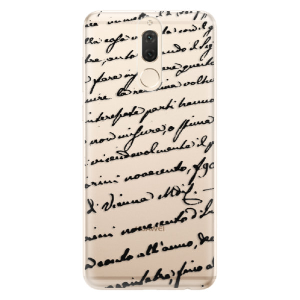 Odolné silikónové puzdro iSaprio - Handwriting 01 - black - Huawei Mate 10 Lite