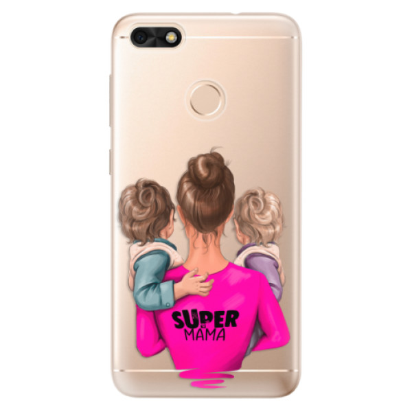 Odolné silikónové puzdro iSaprio - Super Mama - Two Boys - Huawei P9 Lite Mini