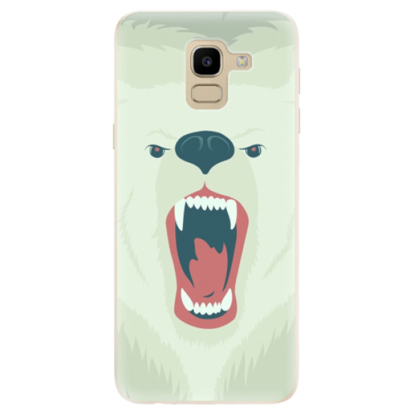 Odolné silikónové puzdro iSaprio - Angry Bear - Samsung Galaxy J6