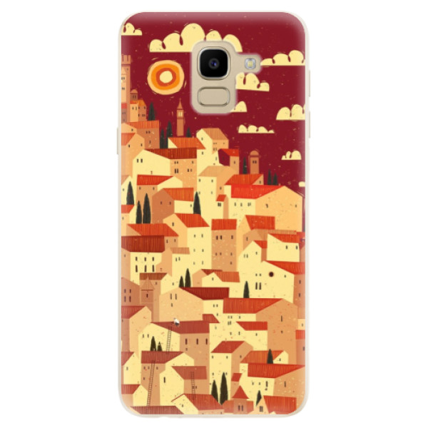 Odolné silikónové puzdro iSaprio - Mountain City - Samsung Galaxy J6