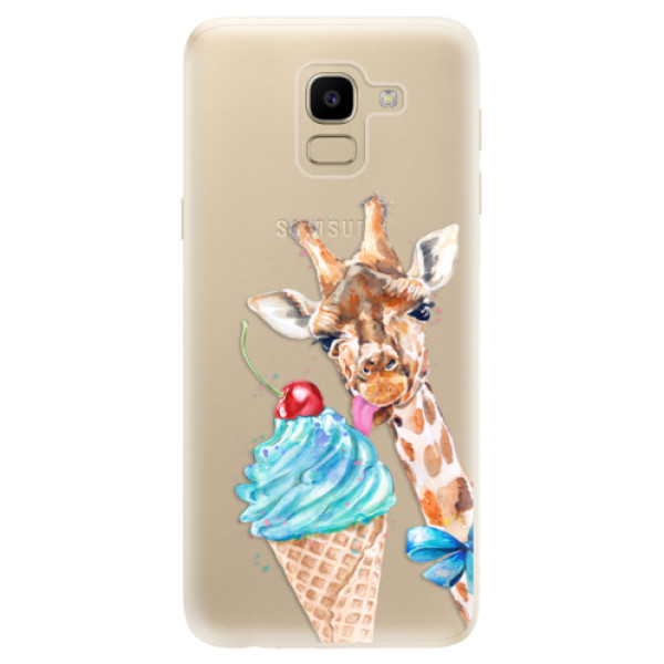 Odolné silikónové puzdro iSaprio - Love Ice-Cream - Samsung Galaxy J6