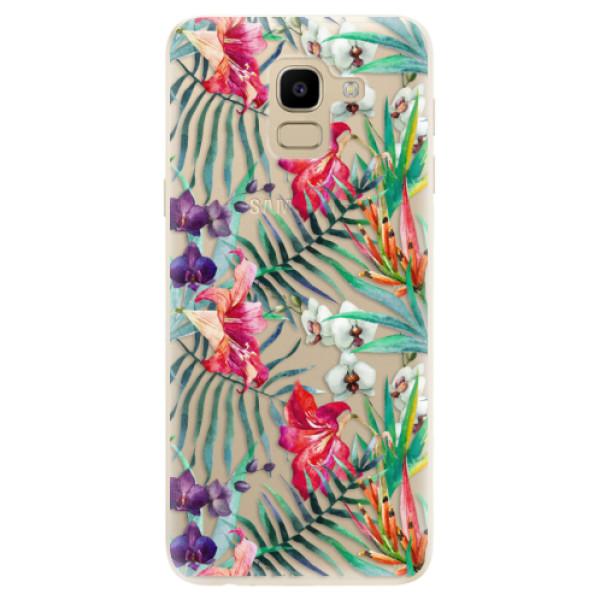 Odolné silikónové puzdro iSaprio - Flower Pattern 03 - Samsung Galaxy J6