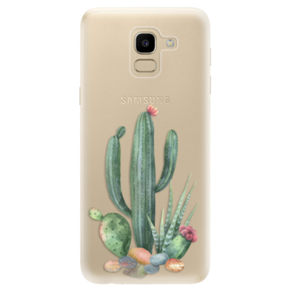 Odolné silikónové puzdro iSaprio - Cacti 02 - Samsung Galaxy J6