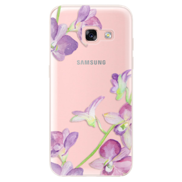 Odolné silikónové puzdro iSaprio - Purple Orchid - Samsung Galaxy A3 2017