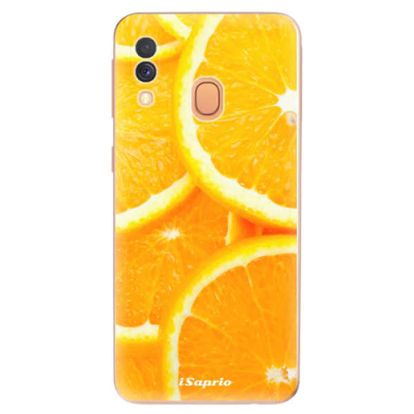 Odolné silikónové puzdro iSaprio - Orange 10 - Samsung Galaxy A40